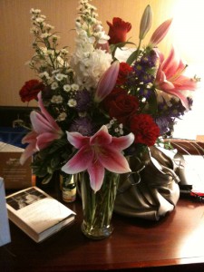 Flowers from a Fan